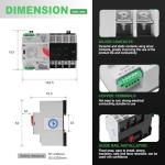 100Amp 110V Automatic Transfer Switch for Generators