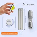 Cryptosteel® Seed12 Fireproof Waterproof Storage Case