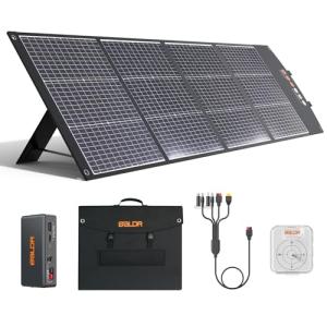 200W Portable Folding Solar Panel Charger for Generators