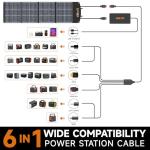 200W Portable Folding Solar Panel Charger for Generators