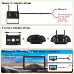 10'' RV Wireless Backup Camera System with Night Vision