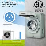 Kohree 50 Amp NEMA Generator Power Inlet Box