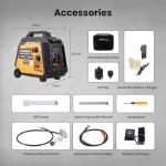 MaXpeedingrods 3500W Dual Fuel Inverter Generator