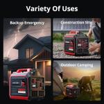 AMERISUN 3800W Quiet Gas Portable Inverter Generator