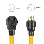 S7 Nema L14-30P to 6-50R Generator Adapter Cord