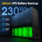 Goldenmate 1000VA Lithium UPS Battery Backup System