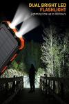 Mregb Solar Power Bank 36800mAh with Flashlight
