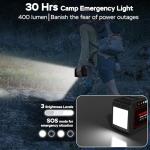 Marbero 237Wh Solar Generator with 60W Panel