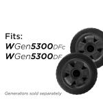 Westinghouse WGen5300 Portable Generator Wheel Kit