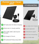 2-Pack 8W Solar Panel Charger for Ring Cameras
