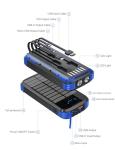 MINRISE 40000mAh Solar Charger Power Bank