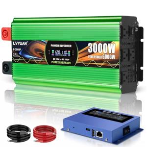 LVYUAN 3000W Pure Sine Wave Inverter with USB Ports