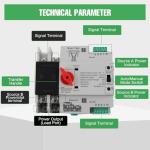 Automatic Dual Power Transfer Switch 100A 110V