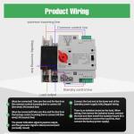 Automatic Dual Power Transfer Switch 100A 110V
