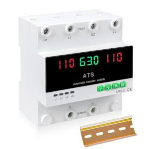 110V Automatic Manual Transfer Switch with LED Display