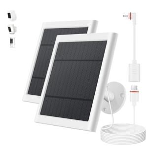 2 Pack Solar Charger for Ring Camera