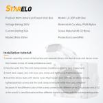 Starelo 30 Amp Outdoor Generator Power Inlet Box