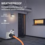 Starelo 30 Amp Outdoor Generator Power Inlet Box