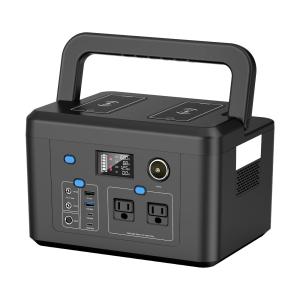Powkey 600W Portable Power Station with Dual AC Outlets