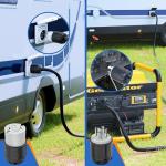 Nilight 30Amp Twist Lock Plug and Connector Adapter