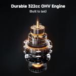 AIVOLT 7500W Dual Fuel Portable Generator with Wheels