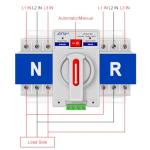 Dual Power Automatic Transfer Switch 63A 220V