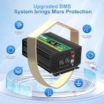 JIGUUN 600W Pure Sine Wave Inverter with USB