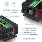 JIGUUN 600W Pure Sine Wave Inverter with USB