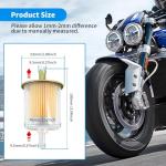 Luxlead 3/8" Gas Inline Fuel Filters, 5 Pack