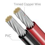 Solar Panel Connector to DC Adapter Cable 4.59ft