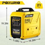 POXURIO 2450W Quiet Portable Inverter Generator