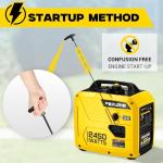 POXURIO 2450W Quiet Portable Inverter Generator