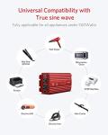 BESTEK 500W Pure Sine Wave Power Inverter