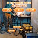 50 Amp Nema 14-50P to 6-50R Adapter Cord