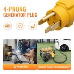 50 Amp Nema 14-50P to 6-50R Adapter Cord