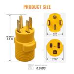 50 Amp Nema 14-50P to 6-50R Adapter Cord