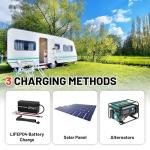 24V 100Ah Deep Cycle LiFePO4 Battery for Power