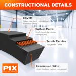 PIX V-Belt A/4L 1/2 x 26 inches