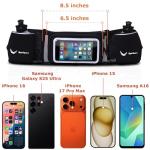 Runtasty Hydration Belt with 2 BPA-Free Bottles