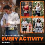 Runtasty Hydration Belt with 2 BPA-Free Bottles