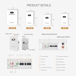 16kWh Lithium Solar Battery for Home, RV, Camping