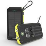 Durecopow 20,000mAh Solar Power Bank with Fast Charging