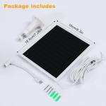 Solar Charger for Ring Cameras - 6W Waterproof