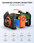 Portable 300W Solar Generator with 40W Panels