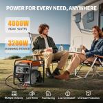 Mutaomay 4000W Portable Quiet Gas Generator