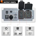 Mutaomay 4000W Portable Quiet Gas Generator