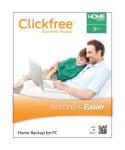 Clickfree Backup Software for 3 PCs - Download