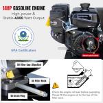 14HP Gas Powered Air Compressor Generator Welder Combo