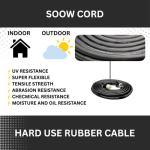 50A 480V 3-Phase Heavy-Duty Power Cord 25 FT