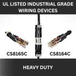 50A 480V 3-Phase Heavy-Duty Power Cord 25 FT